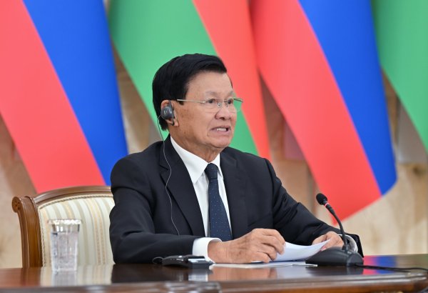 I am witnessing Azerbaijan’s development - President Thongloun Sisoulith