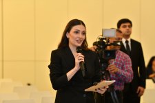 Heydar Aliyev Center hosts briefing with creative team of film "44" - one of Azerbaijan's major film projects (PHOTO/VIDEO)