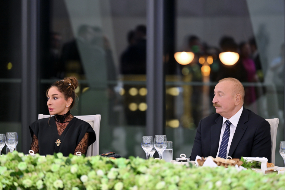 Dinner hosted on behalf of President Ilham Aliyev in honor of participants of 7th CICA Summit (PHOTO/VIDEO)