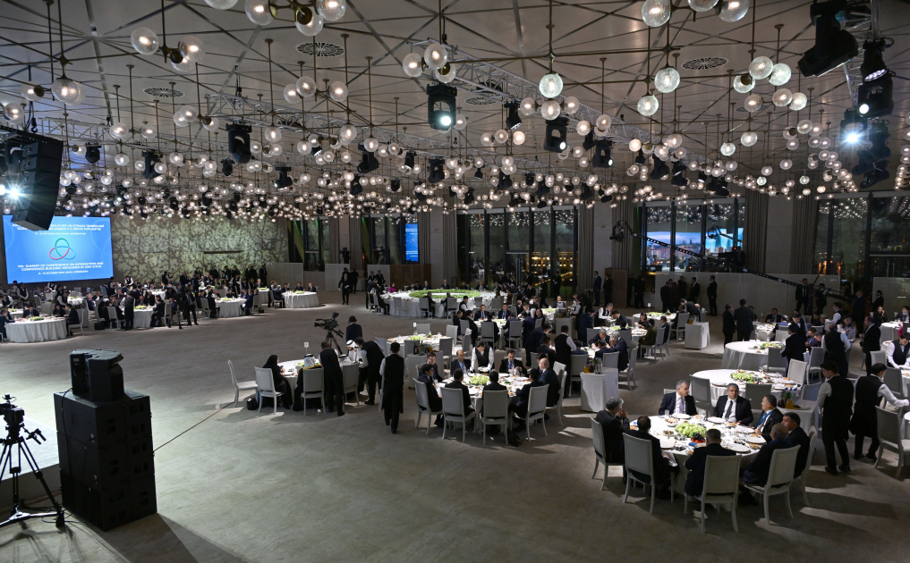 Dinner hosted on behalf of President Ilham Aliyev in honor of participants of 7th CICA Summit (PHOTO/VIDEO)