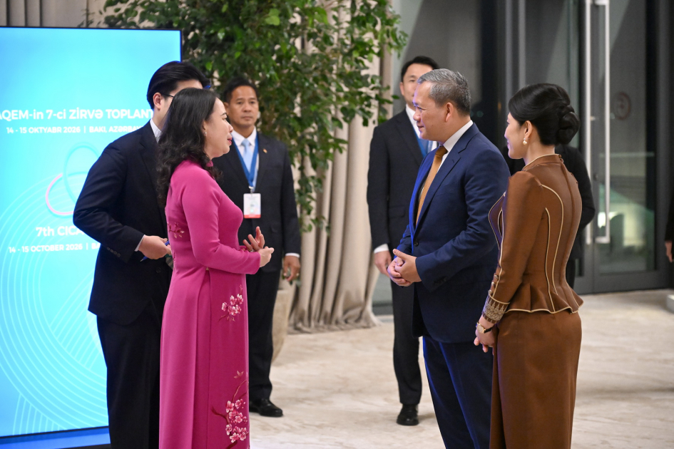 Dinner hosted on behalf of President Ilham Aliyev in honor of participants of 7th CICA Summit (PHOTO/VIDEO)