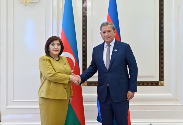 Cambodian PM Hun Manet visits Azerbaijani parliament, meets speaker (PHOTO)