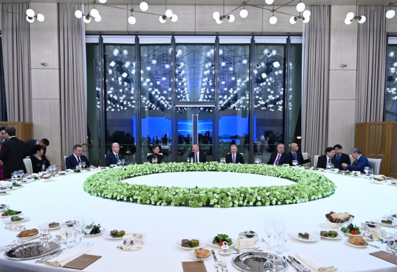 Dinner hosted on behalf of President Ilham Aliyev in honor of participants of 7th CICA Summit (PHOTO)
