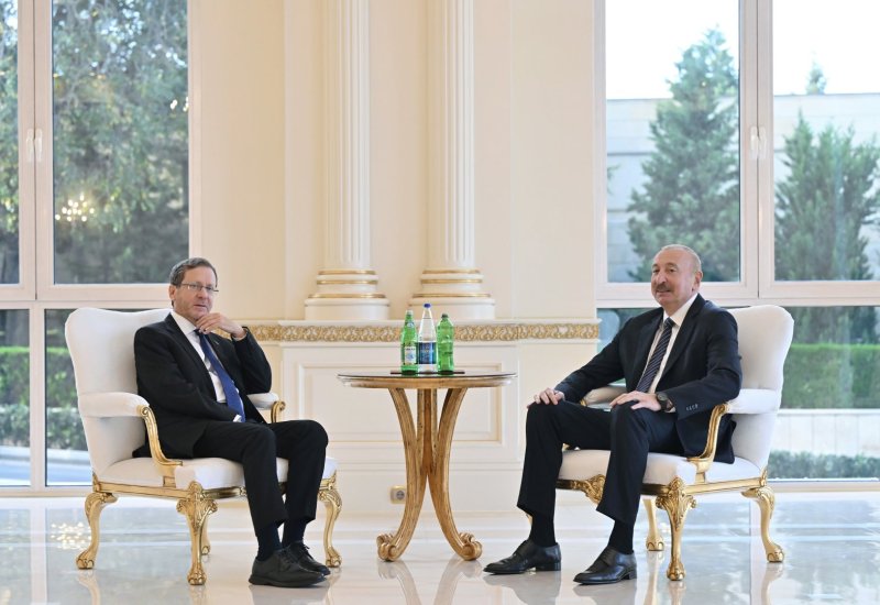 President Ilham Aliyev meets with President of Israel