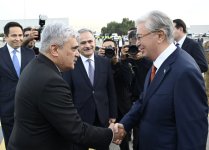 Kazakhstan's Tokayev arrives in Azerbaijan for 7th CICA summit (PHOTO)