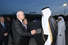 Amir of Qatar arrives in Azerbaijan to attend 7th CICA summit (PHOTO)
