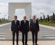 Belarusian parliament speaker visits Khankendi (PHOTO)