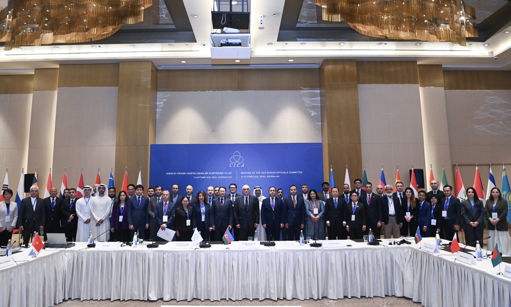 CICA officials agree draft documents for Baku summit on Oct. 15 (PHOTO)