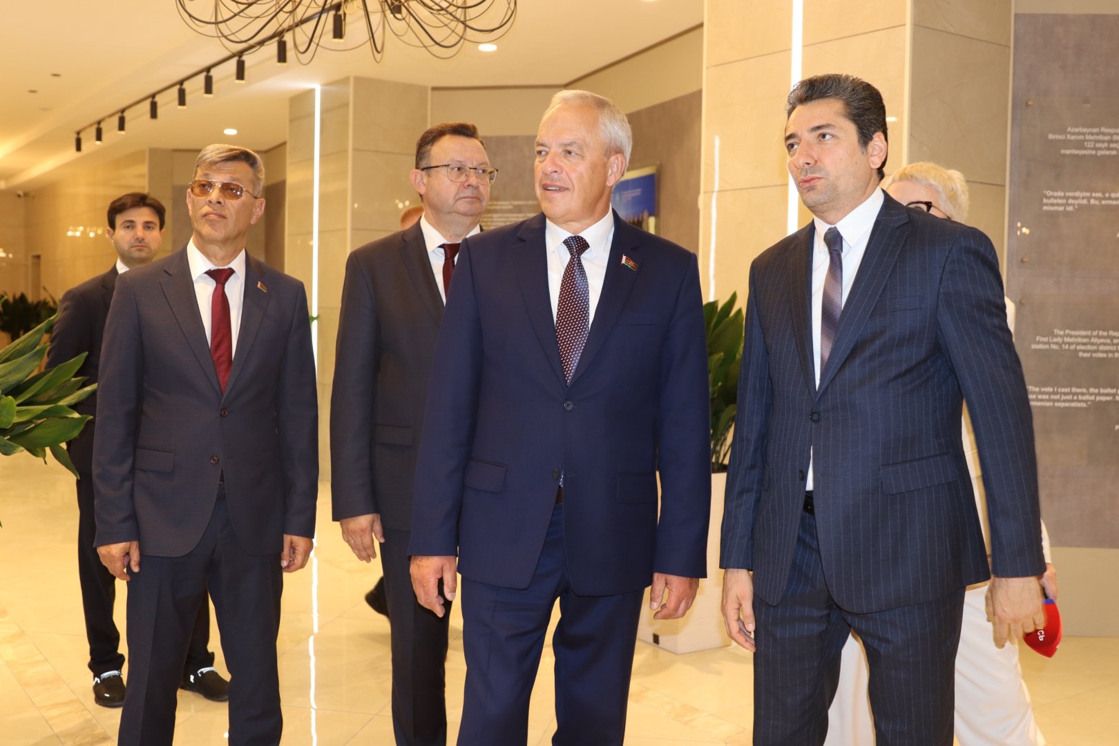 Belarusian parliament speaker visits Khankendi (PHOTO)