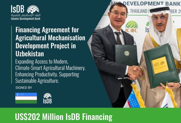 Uzbekistan, IsDB sign $202M agricultural mechanization deal