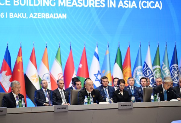 President Ilham Aliyev speaks about liberation of Azerbaijani territories at CICA Summit (VIDEO)
