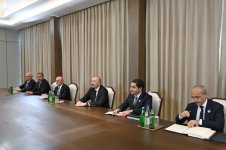 President Ilham Aliyev meets with Amir of State of Qatar (PHOTO)