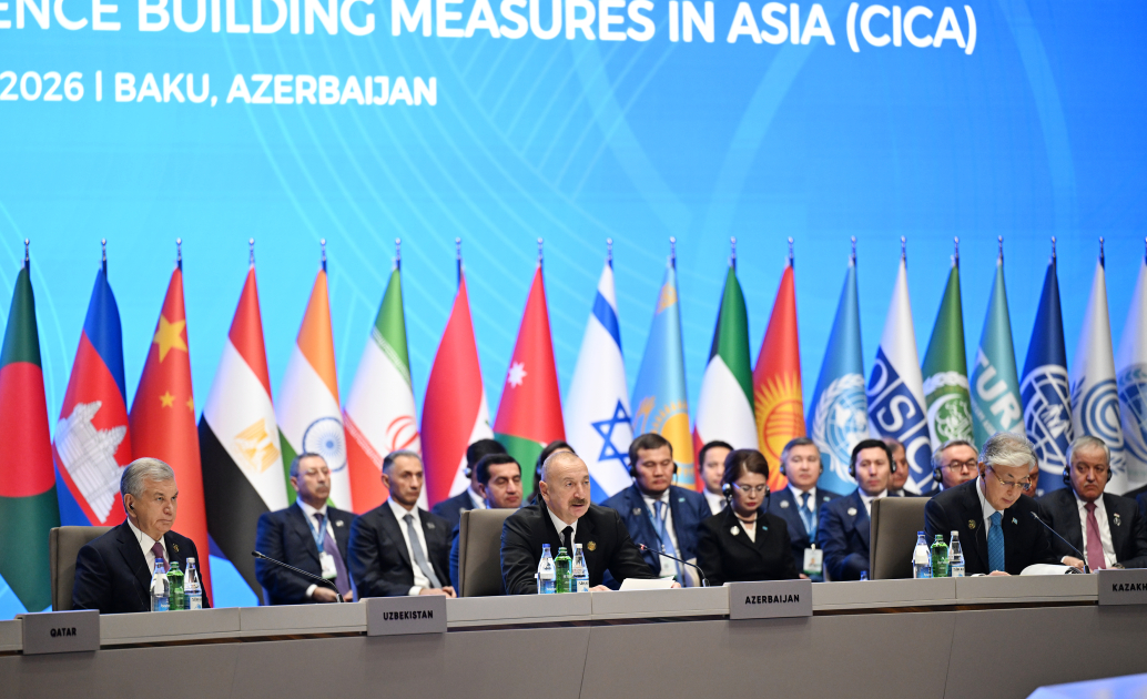 President Ilham Aliyev addresses 7th CICA Summit (PHOTO)