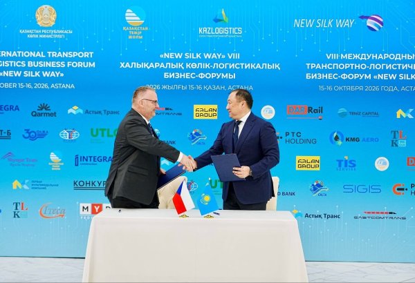 Kazakhstan, Czech Republic sign deal to expand railway cooperation
