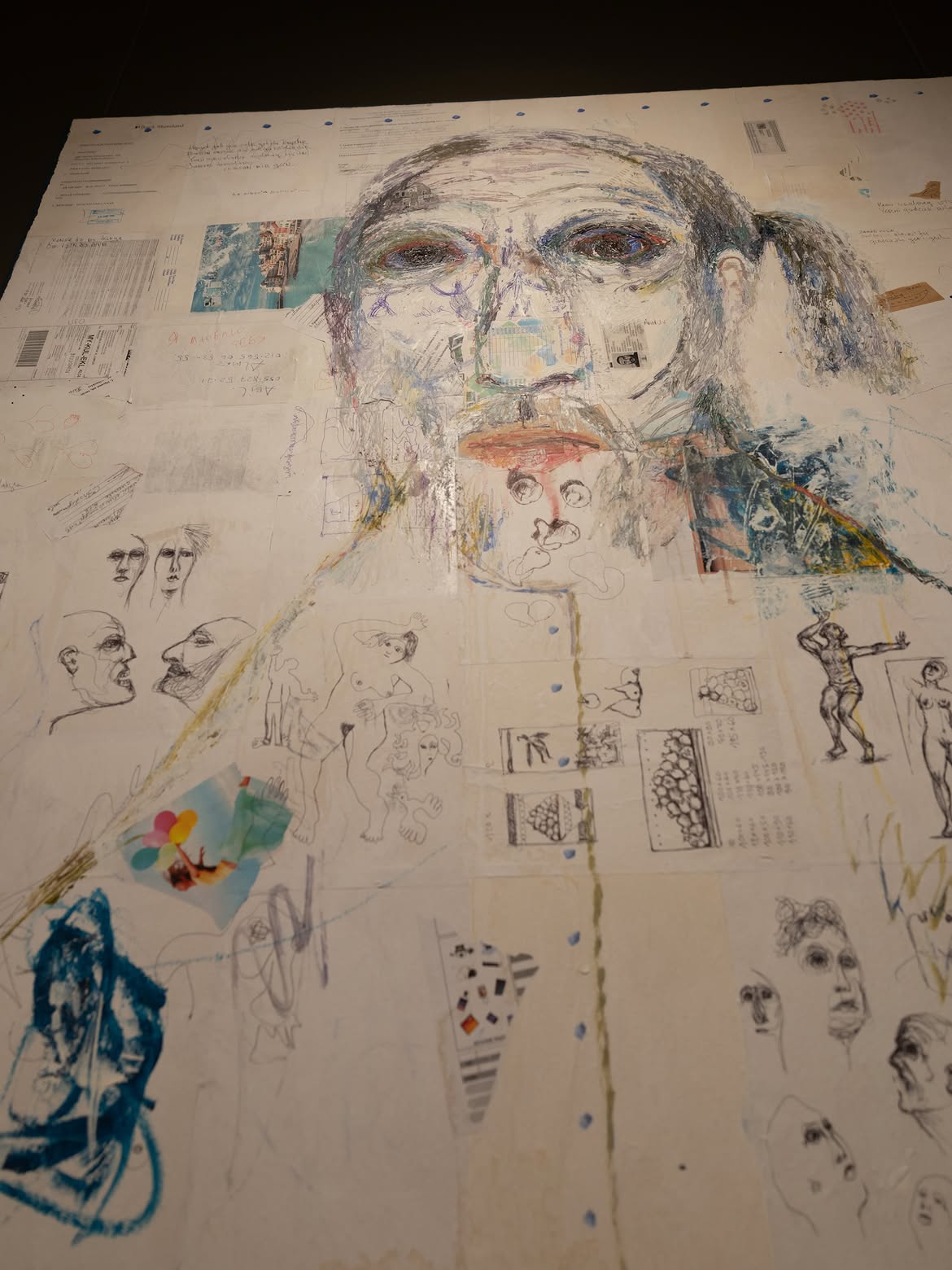 Alena Aliyeva shares post from Anar Huseynzade’s exhibition “O” (PHOTO)