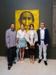 Alena Aliyeva shares post from Anar Huseynzade’s exhibition “O” (PHOTO)