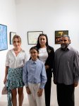 Alena Aliyeva shares post from Anar Huseynzade’s exhibition “O” (PHOTO)