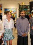 Alena Aliyeva shares post from Anar Huseynzade’s exhibition “O” (PHOTO)