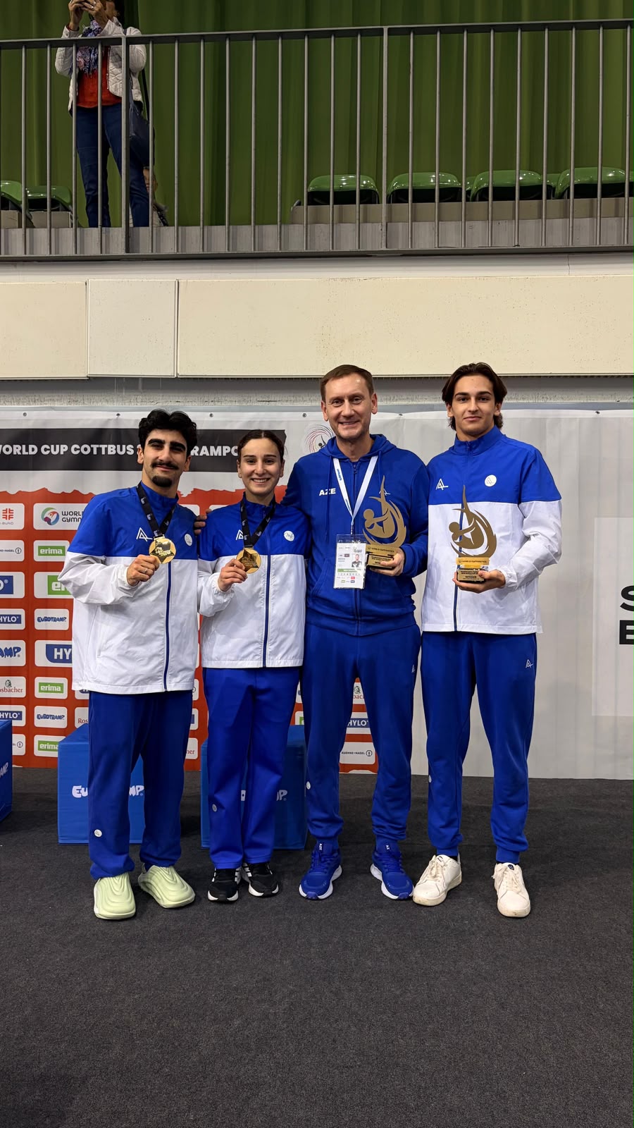 Azerbaijani Gymnasts win Trampoline Gymnastics World Cup series titles (PHOTO)