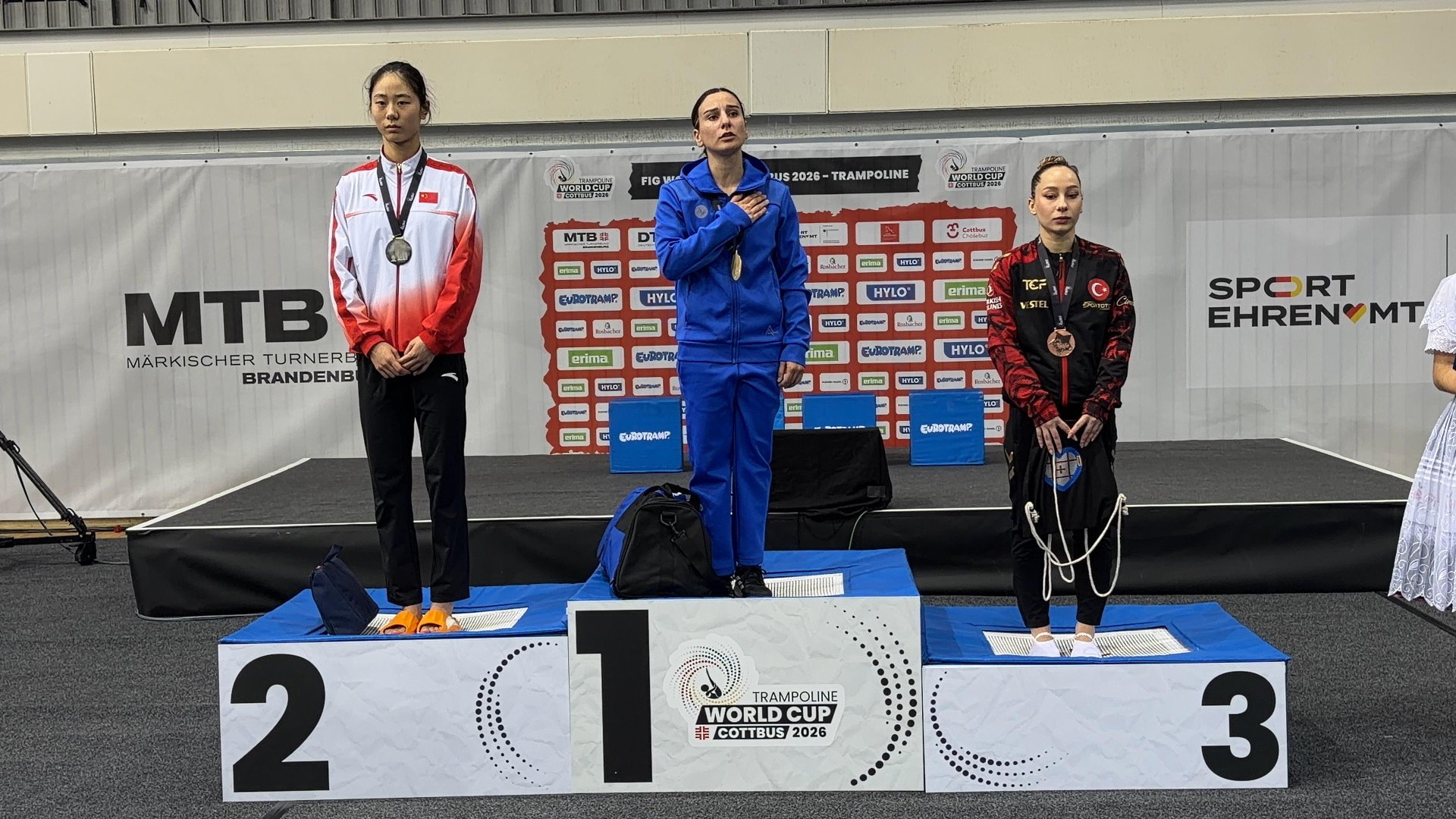 Seljan Mahsudova wins Trampoline Gymnastics World Cup (PHOTO)