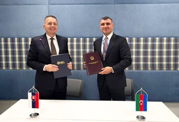 Azerbaijan, Slovakia’s National Bank sign cooperation memorandum