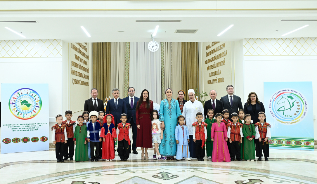 Leyla Aliyeva visits Children’s Health and Rehabilitation Center in Arkadag city (PHOTO)