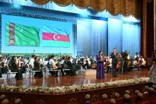 Leyla Aliyeva watches concert of State Symphony Orchestra of Turkmenistan in Ashgabat (PHOTO)