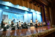 Leyla Aliyeva watches concert of State Symphony Orchestra of Turkmenistan in Ashgabat (PHOTO)