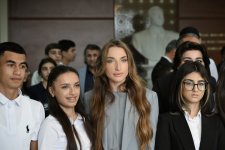 Alena Aliyeva attends opening of inclusive training center in Baku (PHOTO)