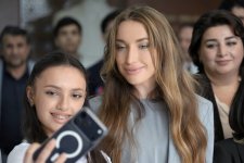 Alena Aliyeva attends opening of inclusive training center in Baku (PHOTO)