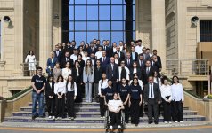 Alena Aliyeva attends opening of inclusive training center in Baku (PHOTO)