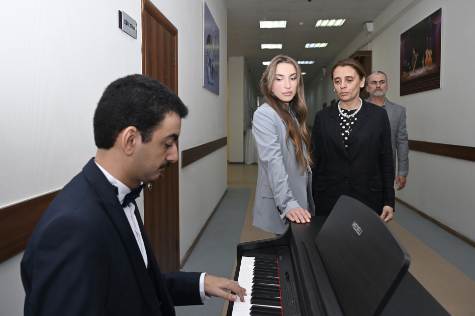 Alena Aliyeva attends opening of inclusive training center in Baku (PHOTO)