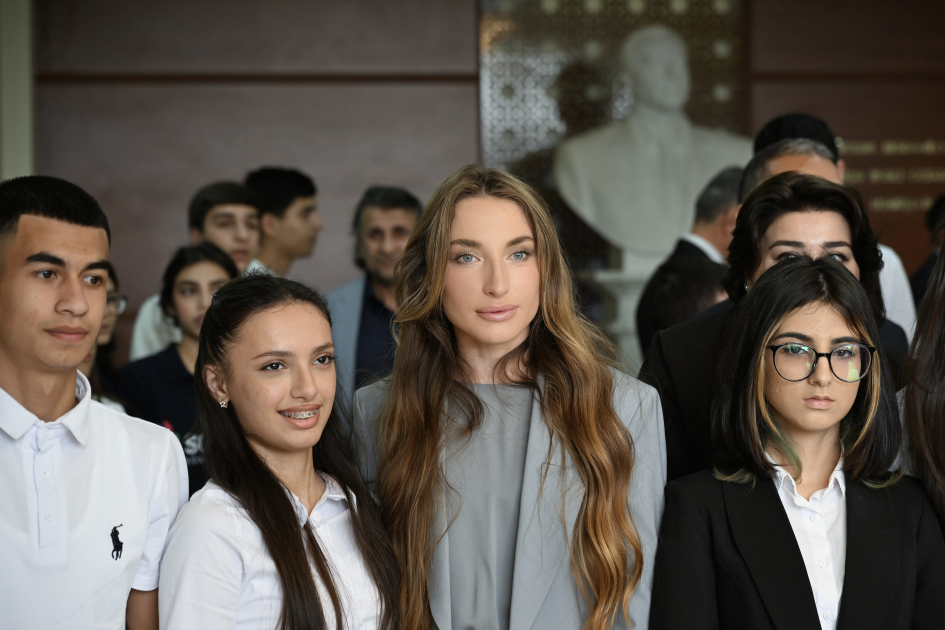 Alena Aliyeva attends opening of inclusive training center in Baku (PHOTO)