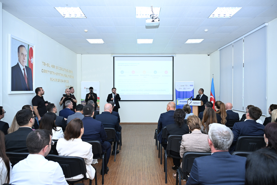 Alena Aliyeva attends opening of inclusive training center in Baku (PHOTO)