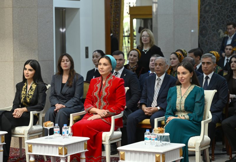 Heydar Aliyev Foundation VP Leyla Aliyeva visits Turkmen Carpet Museum in Ashgabat (PHOTO)