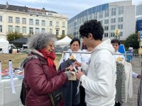 Azerbaijani families of missing persons stage protest outside European Parliament (PHOTO)