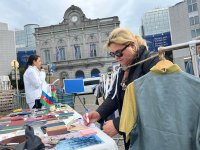 Azerbaijani families of missing persons stage protest outside European Parliament (PHOTO)