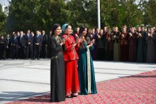 Heydar Aliyev Foundation VP Leyla Aliyeva attends opening of MAMA “Mother Nature” international art exhibition in Ashgabat (PHOTO)
