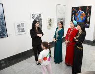 Heydar Aliyev Foundation VP Leyla Aliyeva attends opening of MAMA “Mother Nature” international art exhibition in Ashgabat (PHOTO)