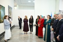 Heydar Aliyev Foundation VP Leyla Aliyeva attends opening of MAMA “Mother Nature” international art exhibition in Ashgabat (PHOTO)
