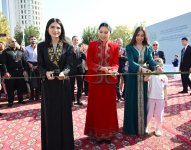 Heydar Aliyev Foundation VP Leyla Aliyeva attends opening of MAMA “Mother Nature” international art exhibition in Ashgabat (PHOTO)