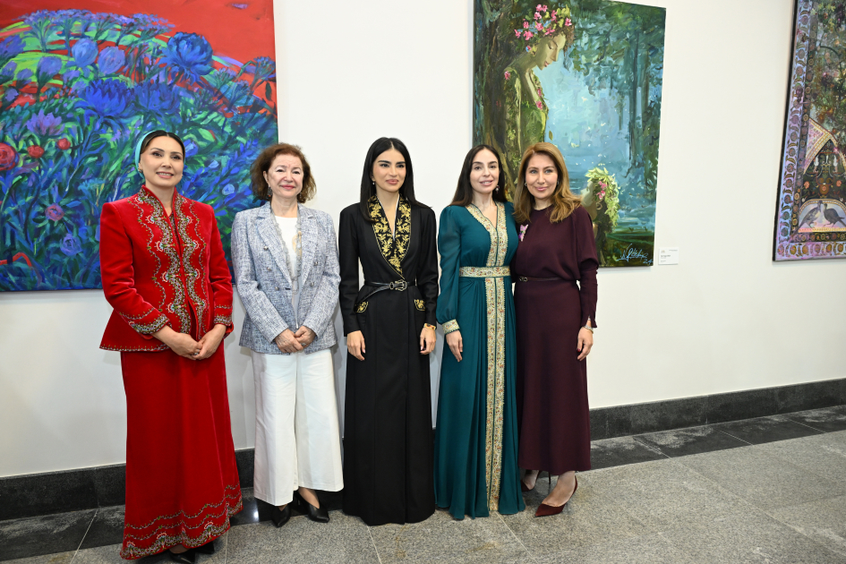 Heydar Aliyev Foundation VP Leyla Aliyeva attends opening of MAMA “Mother Nature” international art exhibition in Ashgabat (PHOTO)