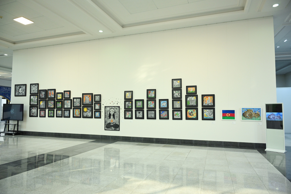 Heydar Aliyev Foundation VP Leyla Aliyeva attends opening of MAMA “Mother Nature” international art exhibition in Ashgabat (PHOTO)