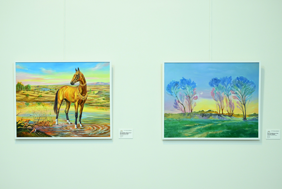 Heydar Aliyev Foundation VP Leyla Aliyeva attends opening of MAMA “Mother Nature” international art exhibition in Ashgabat (PHOTO)