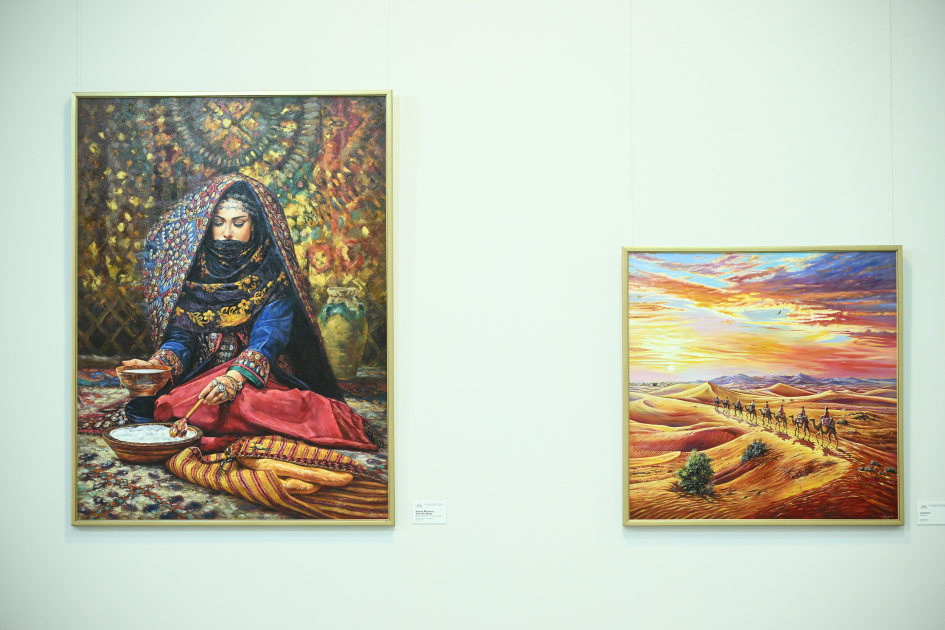 Heydar Aliyev Foundation VP Leyla Aliyeva attends opening of MAMA “Mother Nature” international art exhibition in Ashgabat (PHOTO)