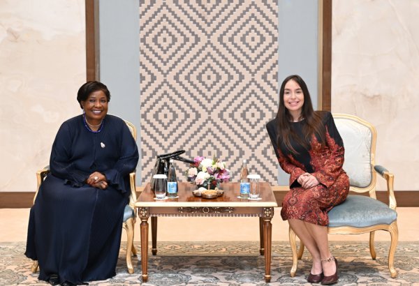 Heydar Aliyev Foundation VP Leyla Aliyeva meets with First Lady of Zimbabwe in Samarkand