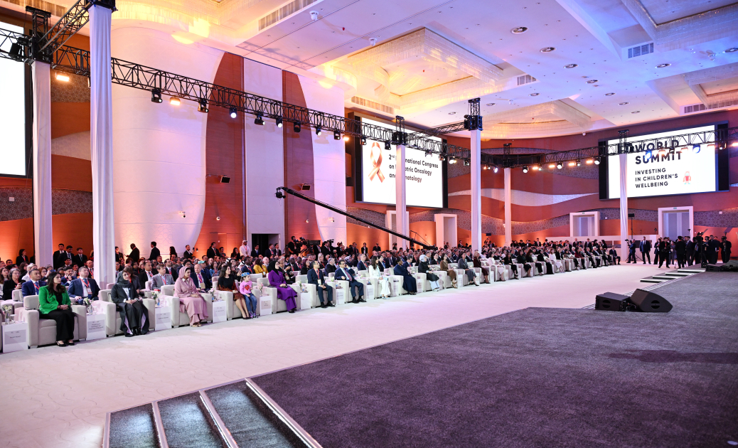Heydar Aliyev Foundation VP Leyla Aliyeva attends opening of World Summit on Investing in Children’s Well-being in Samarkand (PHOTO)