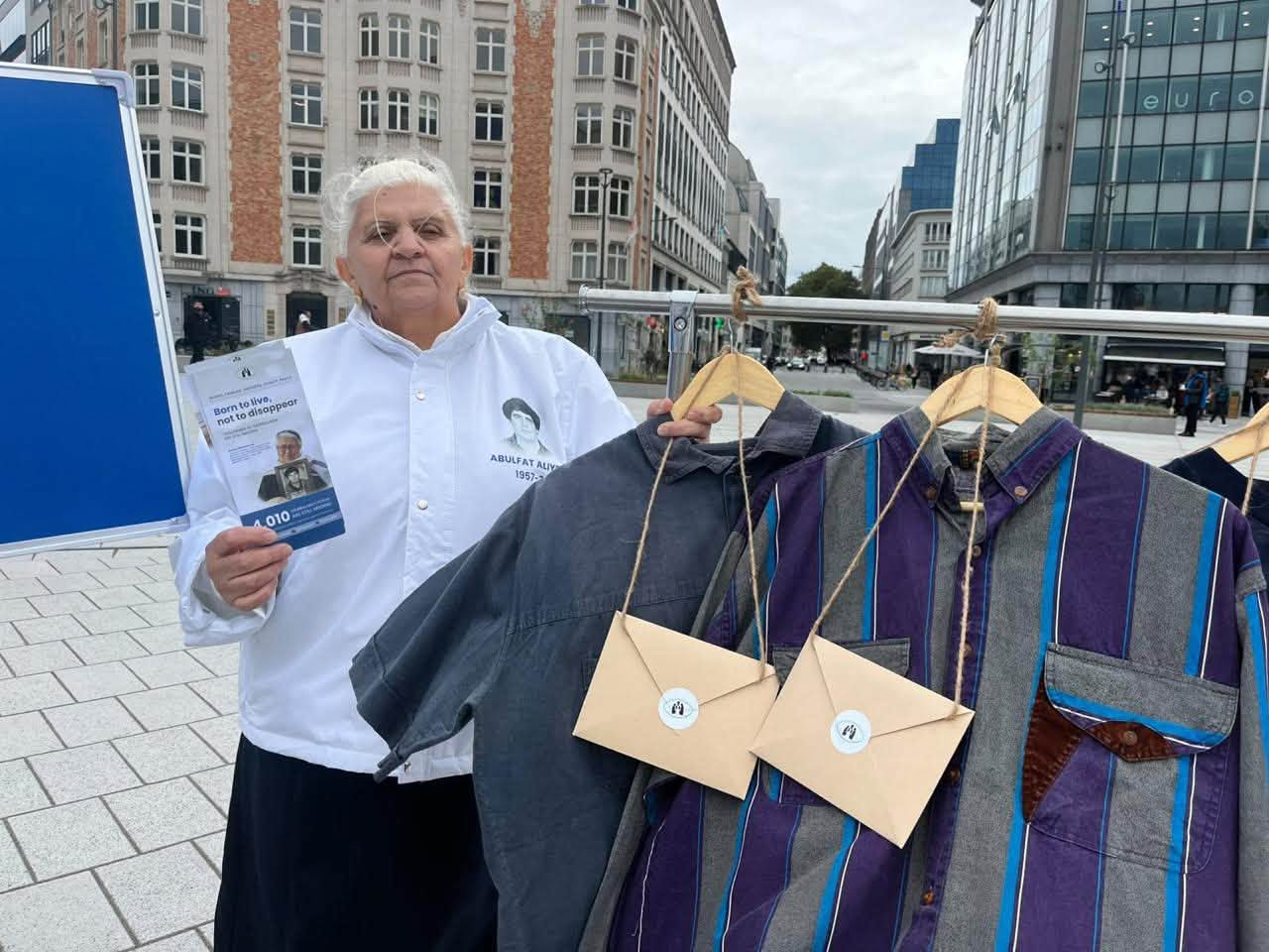 Families of missing Azerbaijanis hold rally in Brussels (PHOTO)