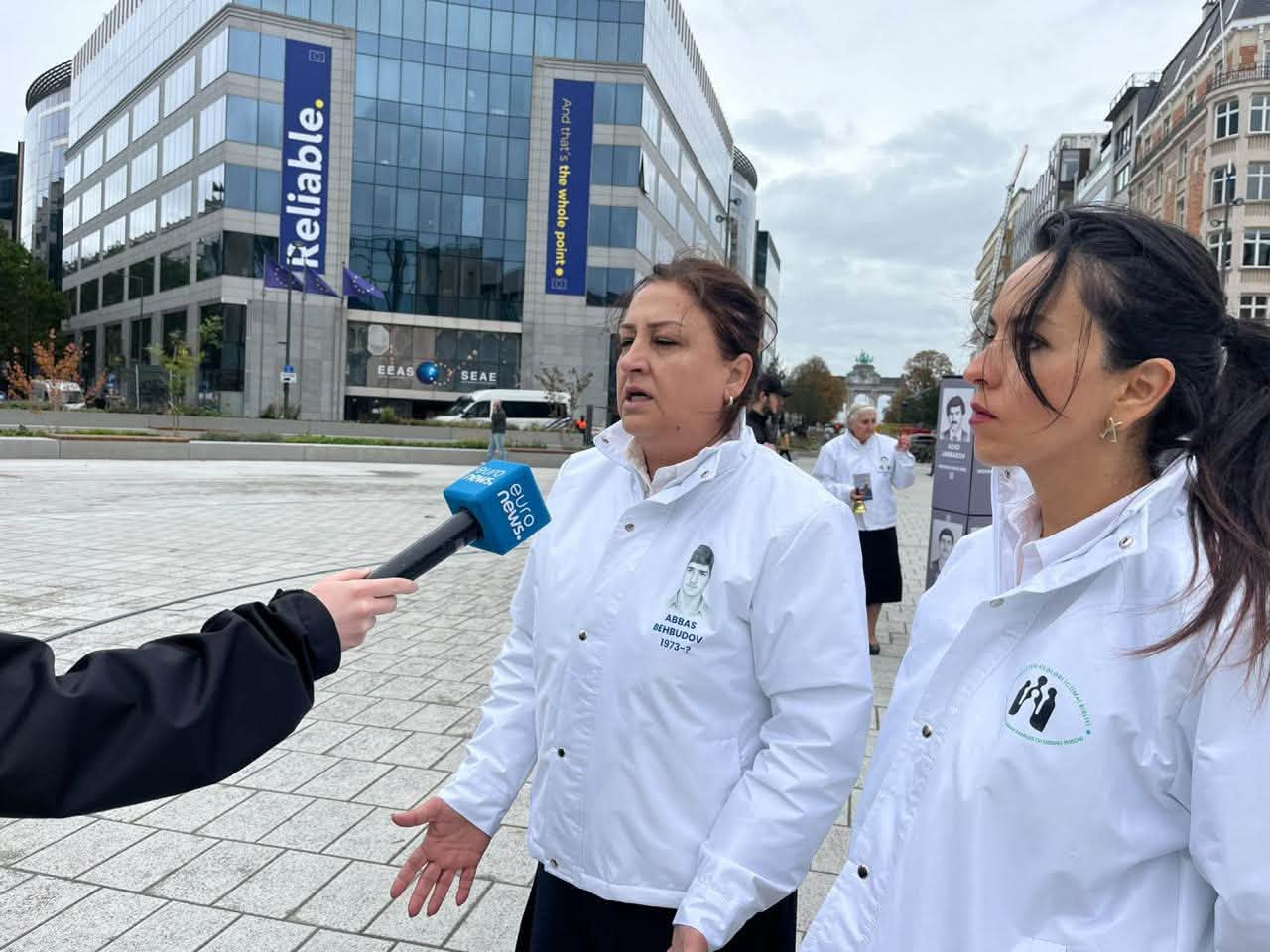 Families of missing Azerbaijanis hold rally in Brussels (PHOTO)