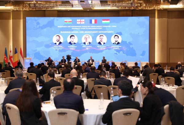 Baku forum discusses investment model for Green Energy Corridor (PHOTO)